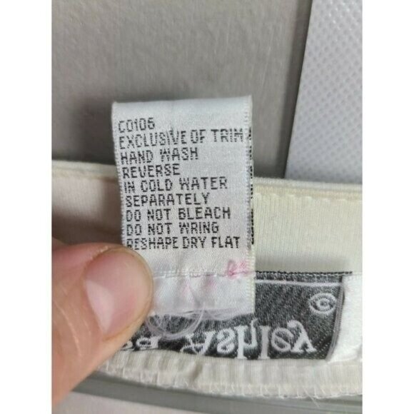 Vintage Lisa Ashley Womens Wearable Art Fish Cardigan Large White Embroidered - Picture 11 of 11